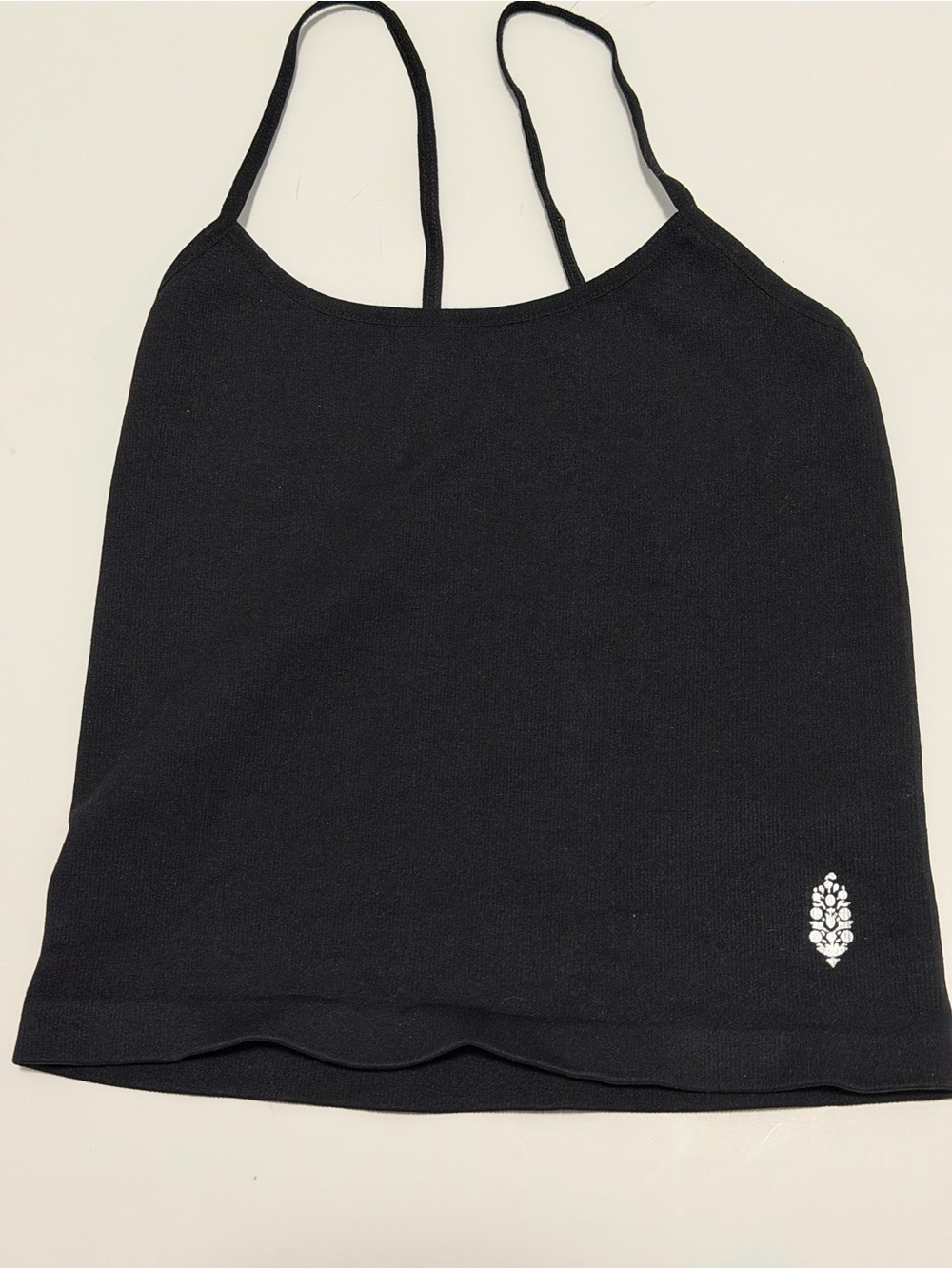 Free Movement by FP Black Strappy Women's Tank Top - Classic Minimal Style NWOT